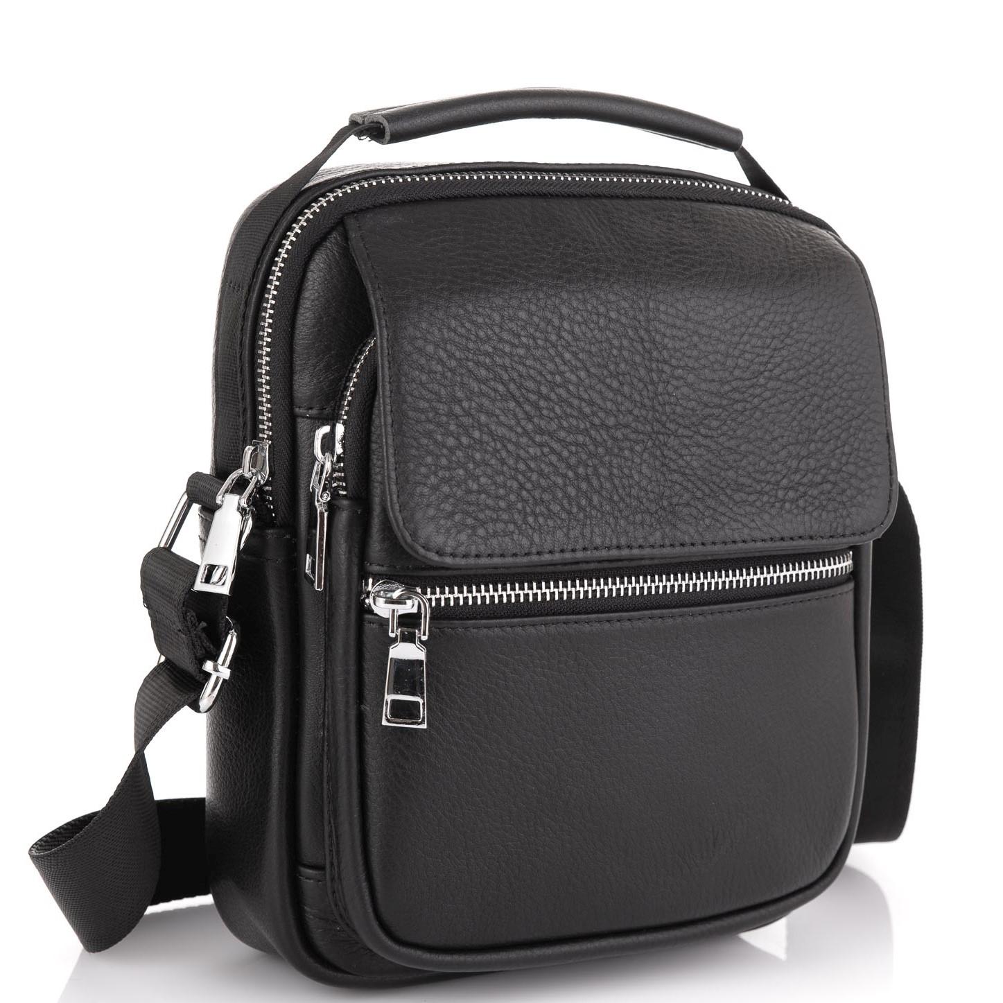 Чоловіча сумка через плече шкіряна Tiding Bag NM23-2302A