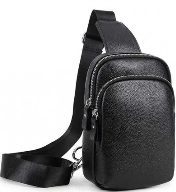 Чоловіча сумка-слінг Tiding Bag чорна