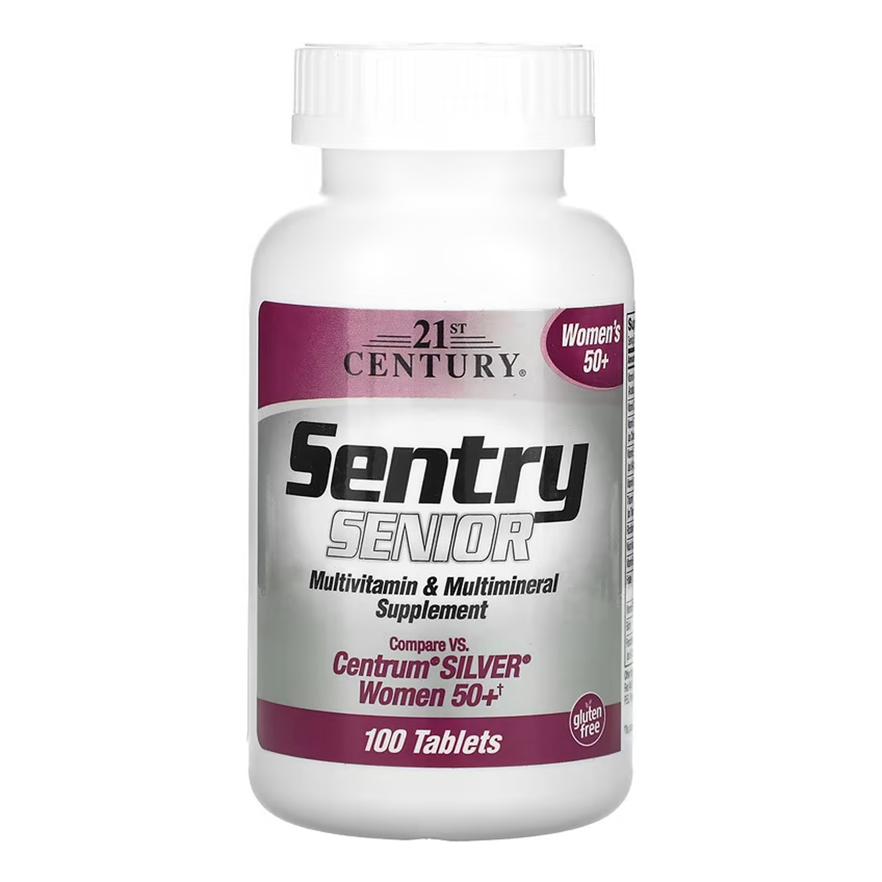 Sentry Мультивітаміни Senior Women 50+, 100 таблеток, 21st Century
