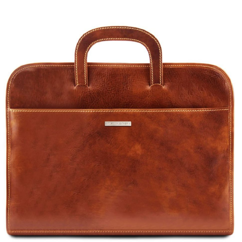 Чоловіча шкіряна папка - портфель Tuscany Leather Sorrento TL141022 (Мед)