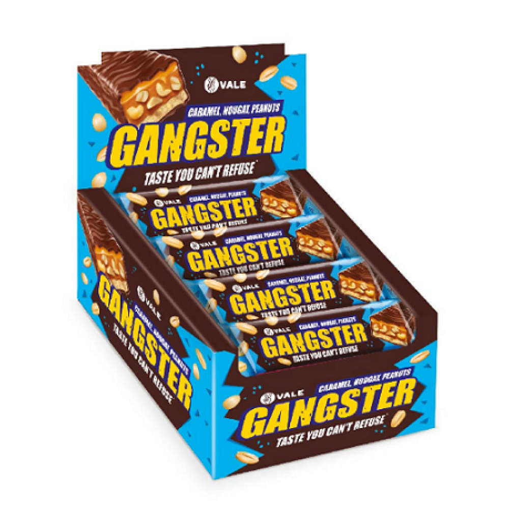 Gangster, 20x100 г, карамель-нуга-арахіс