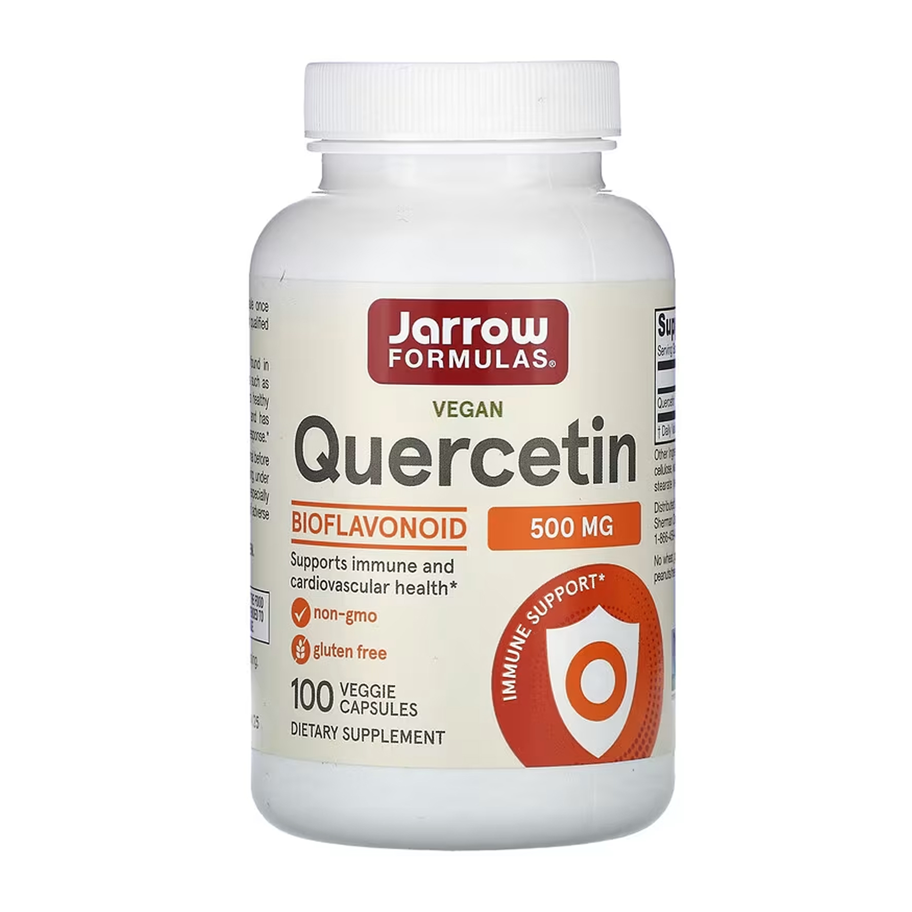 Кверцетин 500, 100 вег. капсул, Jarrow Formulas