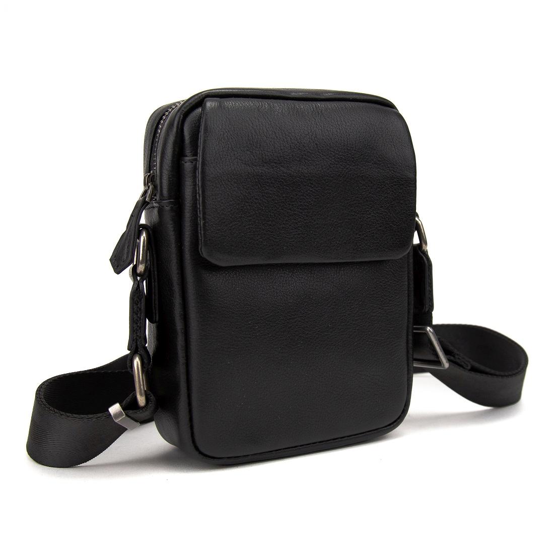 Чоловіча міні-сумка через плече шкіряна Tiding Bag 8019A — фото 1