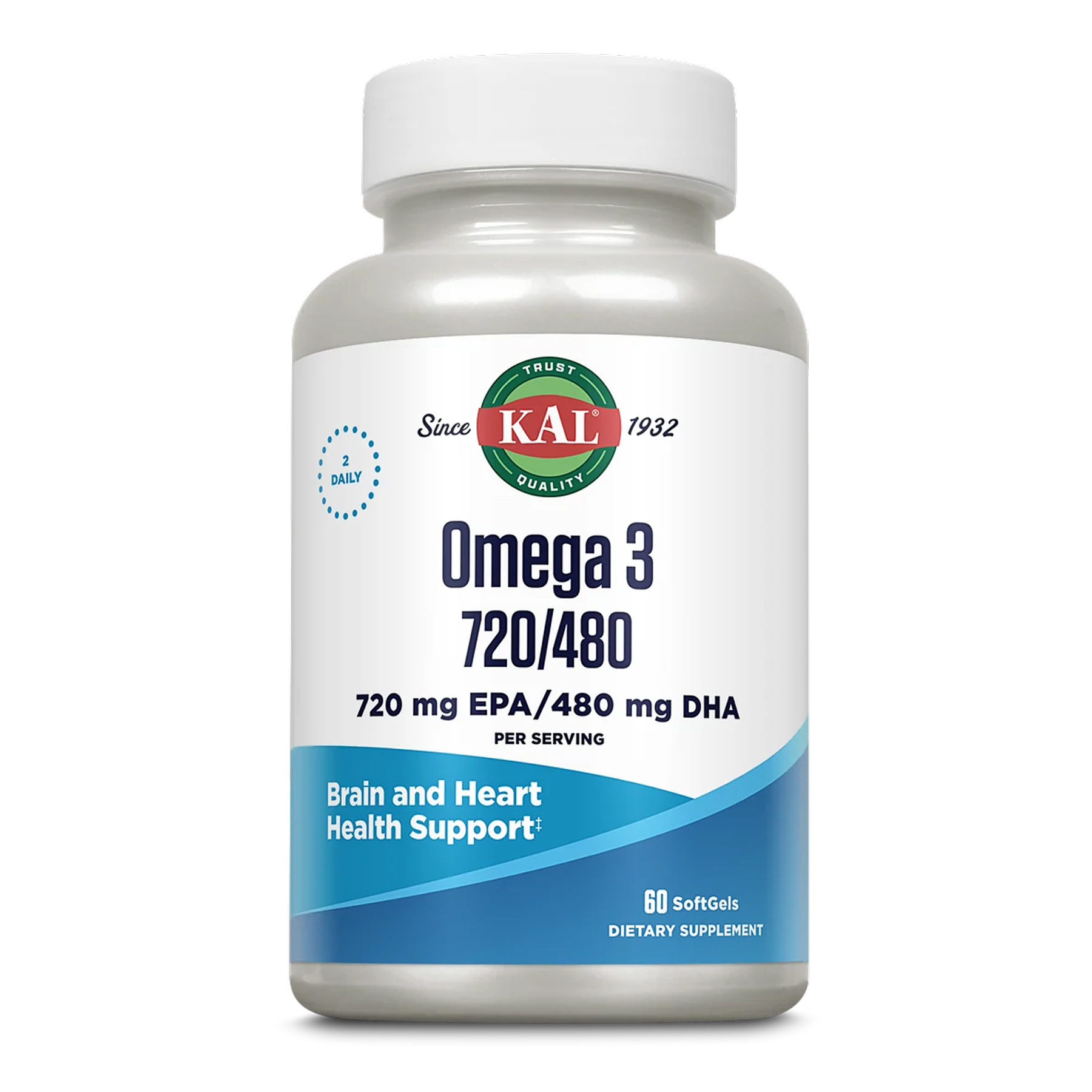 Omega-3 720 EPA / 480 DHA - 60 softgels — фото 1