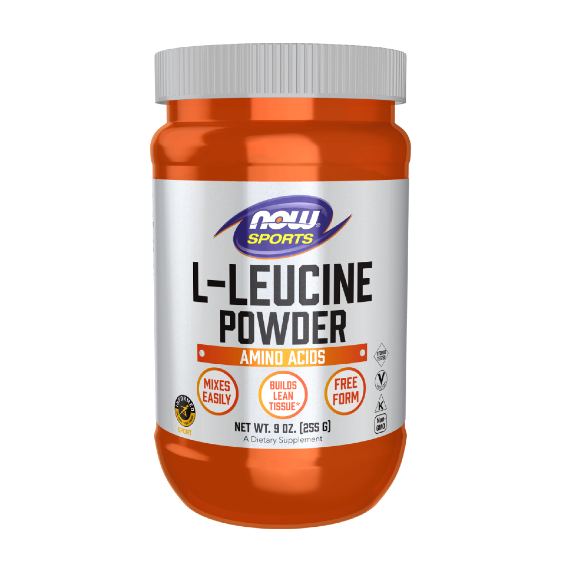 L-Лейцин порошок, 255 г, Now Foods