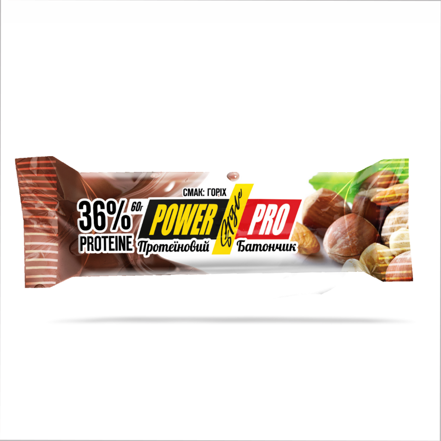 Протеїновий Батончик Nutella 36%, 20x60 г, Горіхи
