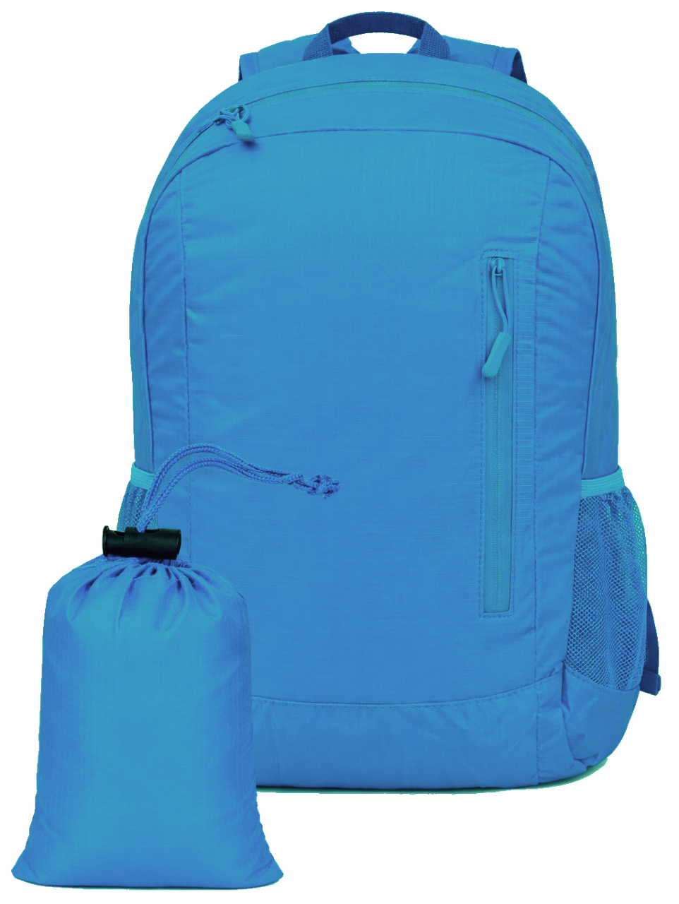 Легкий складаний міський рюкзак 20L Live in style блакитний