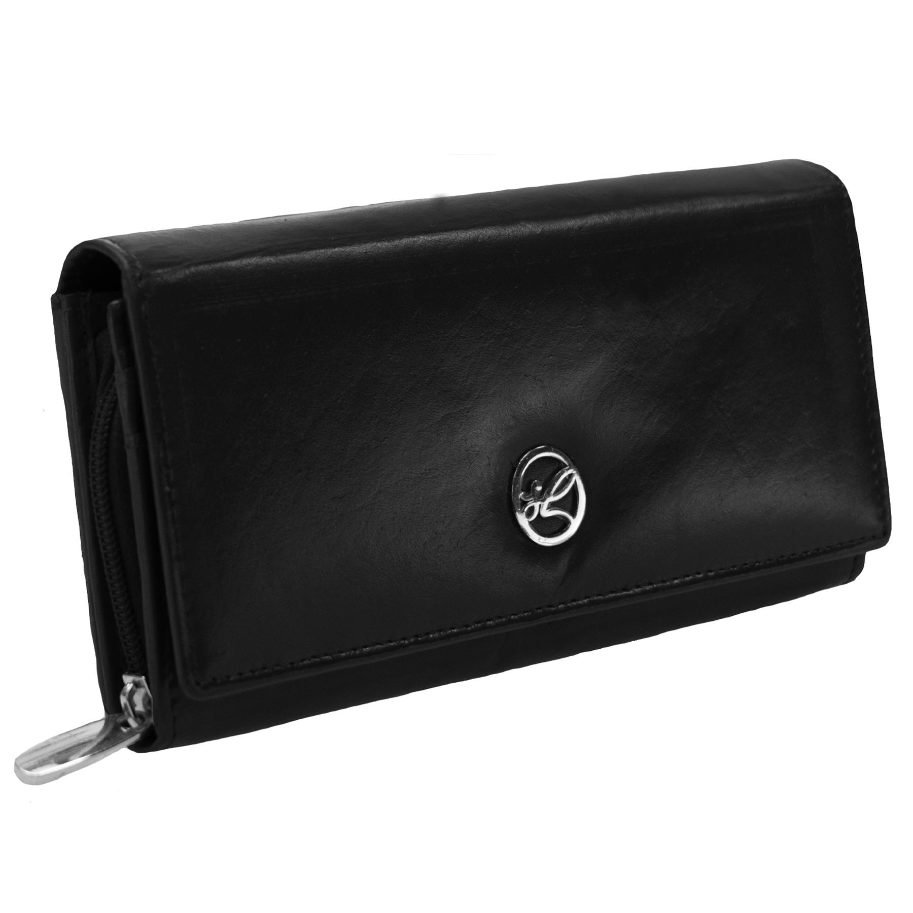 Гаманець жіночий шкіряний Semi Line RFID Black (P8273-0)