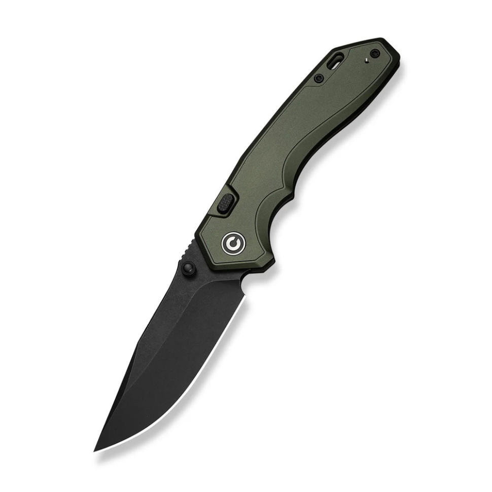 Ніж складаний туристичний Civivi Elite Brova, (8.7 см) CPM S35VN / Aluminum зелений — фото 1