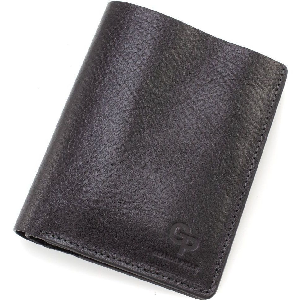 Портмоне чоловіче шкіряне с кишенею для AirTag Grande Pelle 518610