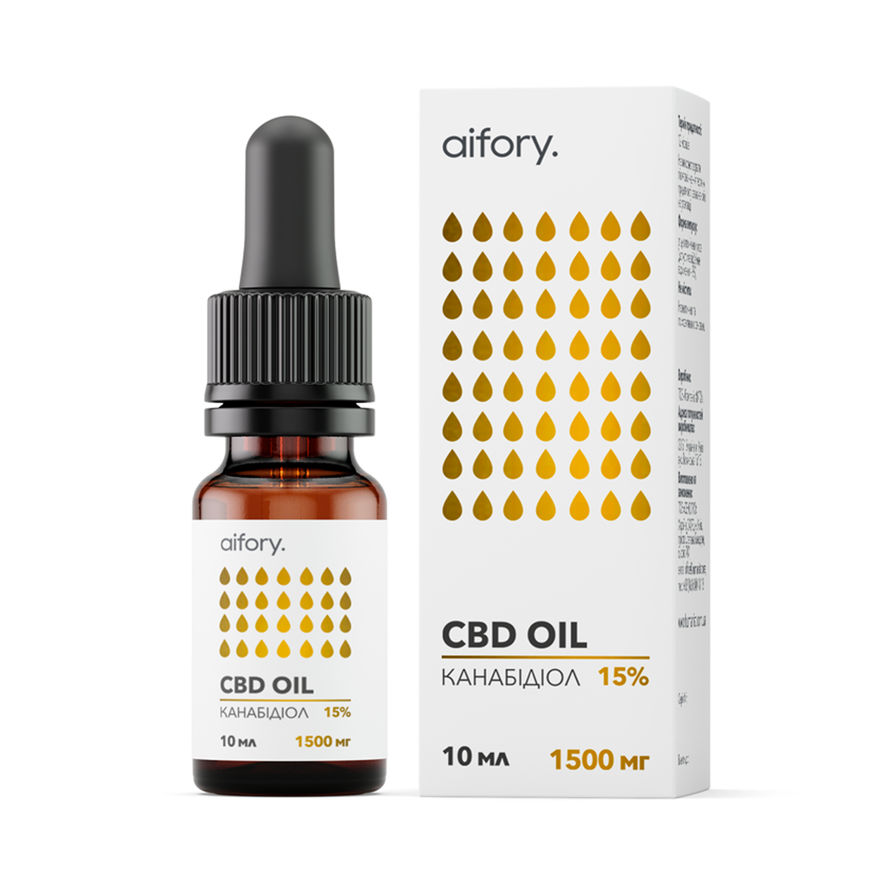CBD Oil 1500mg - 10 ml — фото 1