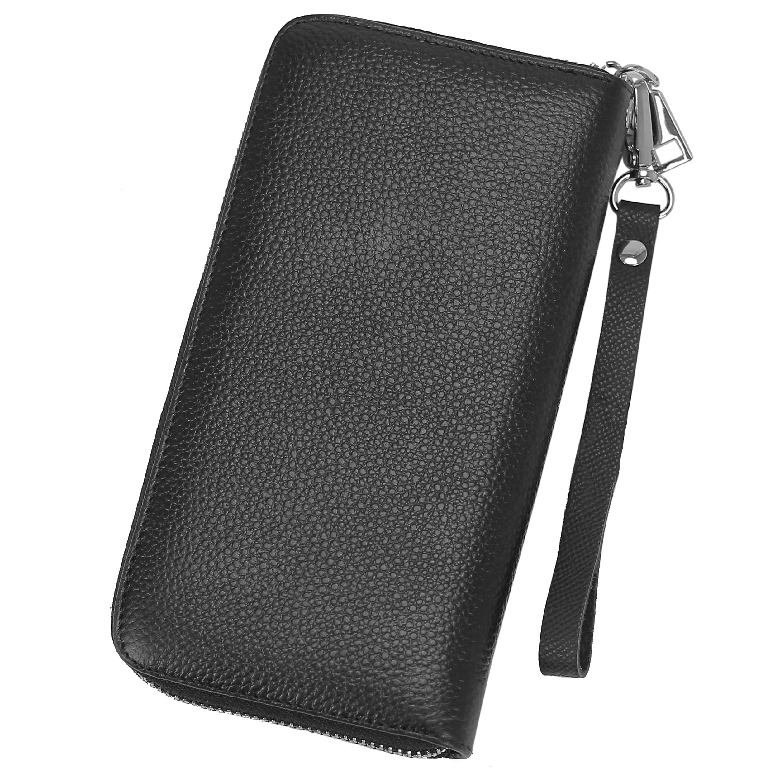 Портмоне шкіряне чорне Tiding Bag A25F-011A