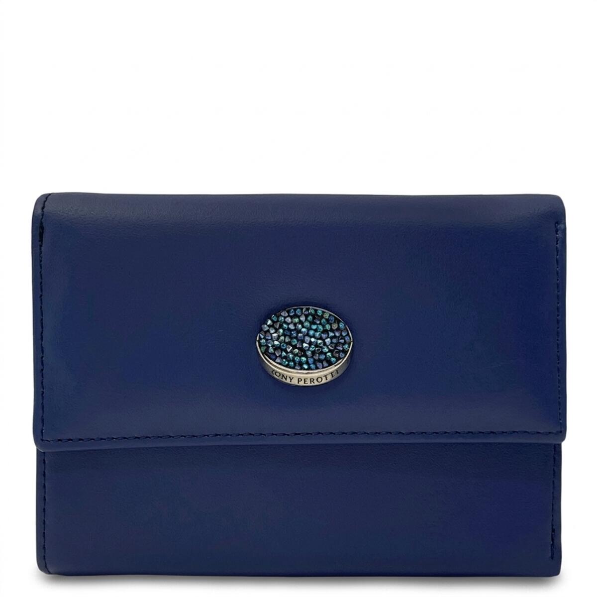 Жіночий гаманець Tony Perotti Swarovski 500N (90061) Синій