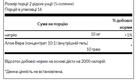 Гель алое вера, 946 мл — фото 1