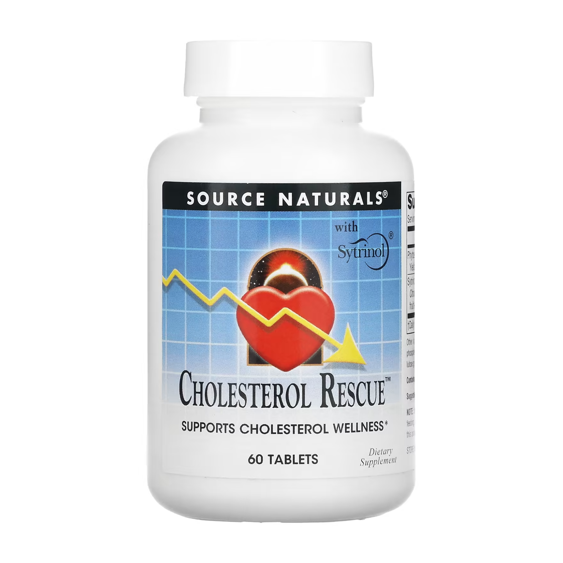 Cholesterol Rescue, 604 мг, 60 таблеток, Source Naturals