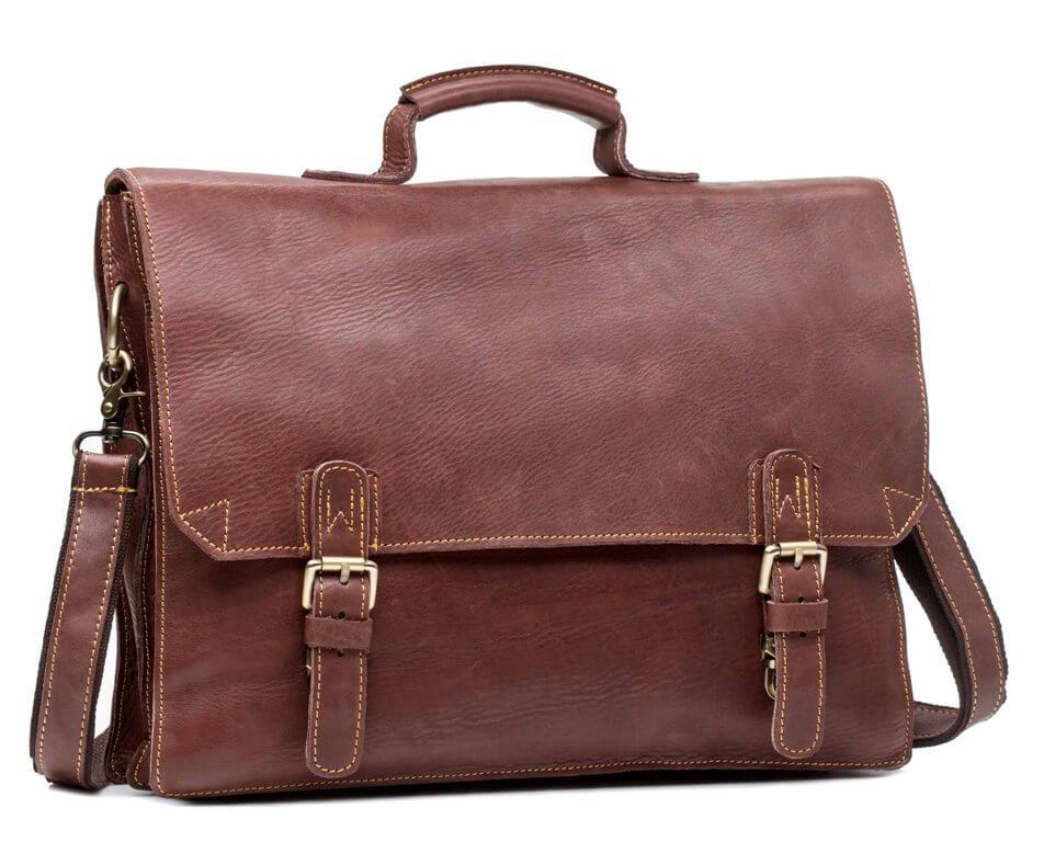 Чоловічий шкіряний портфель TIDING BAG GA2095B