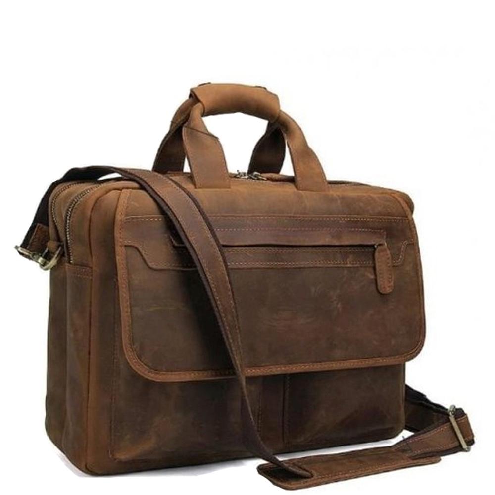 Сумка-портфель чоловіча шкіряна Tiding Bag T29523B