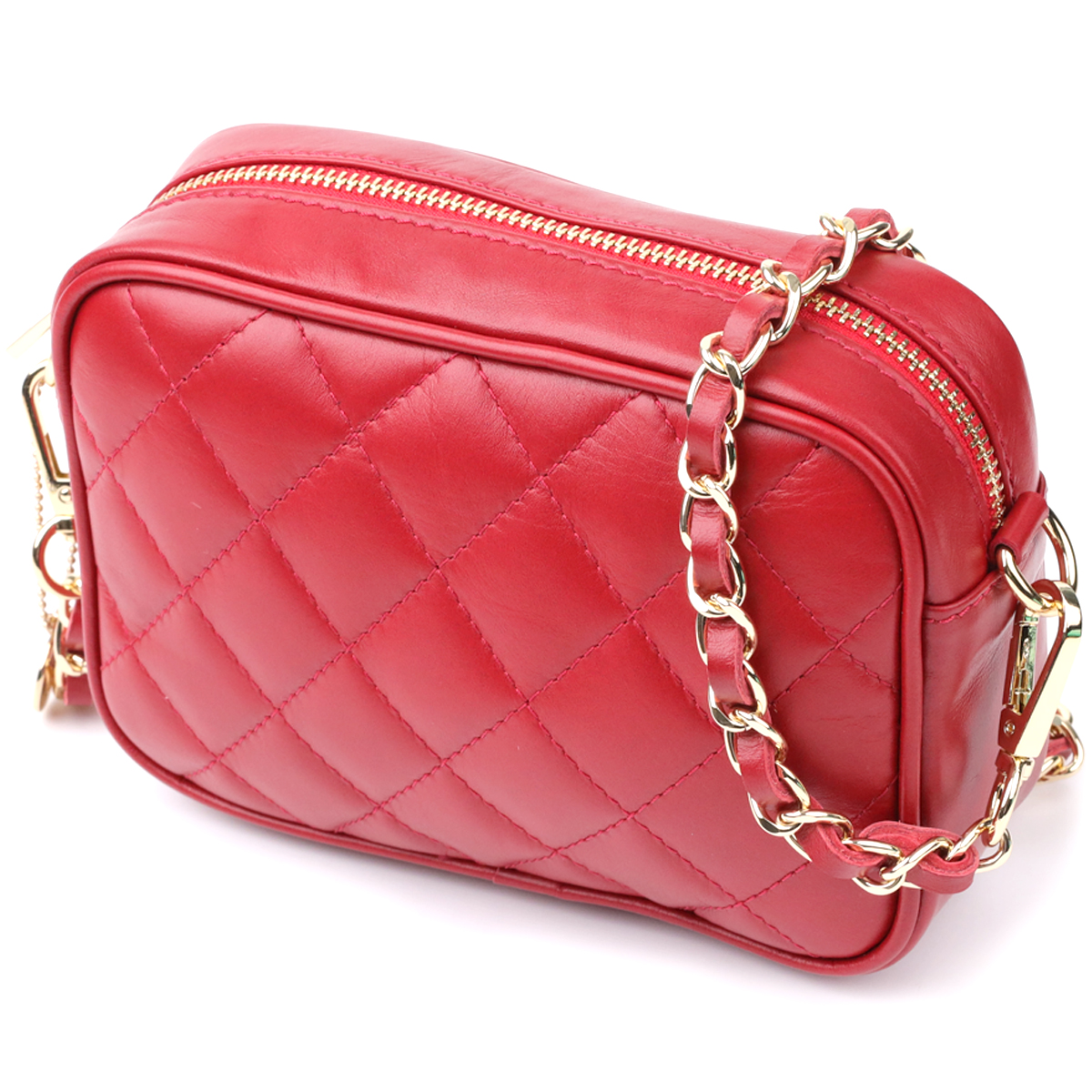 Сумка з натуральної шкіри Tony Perotti 20838_1 (CA006-01DR dk red) Червоний