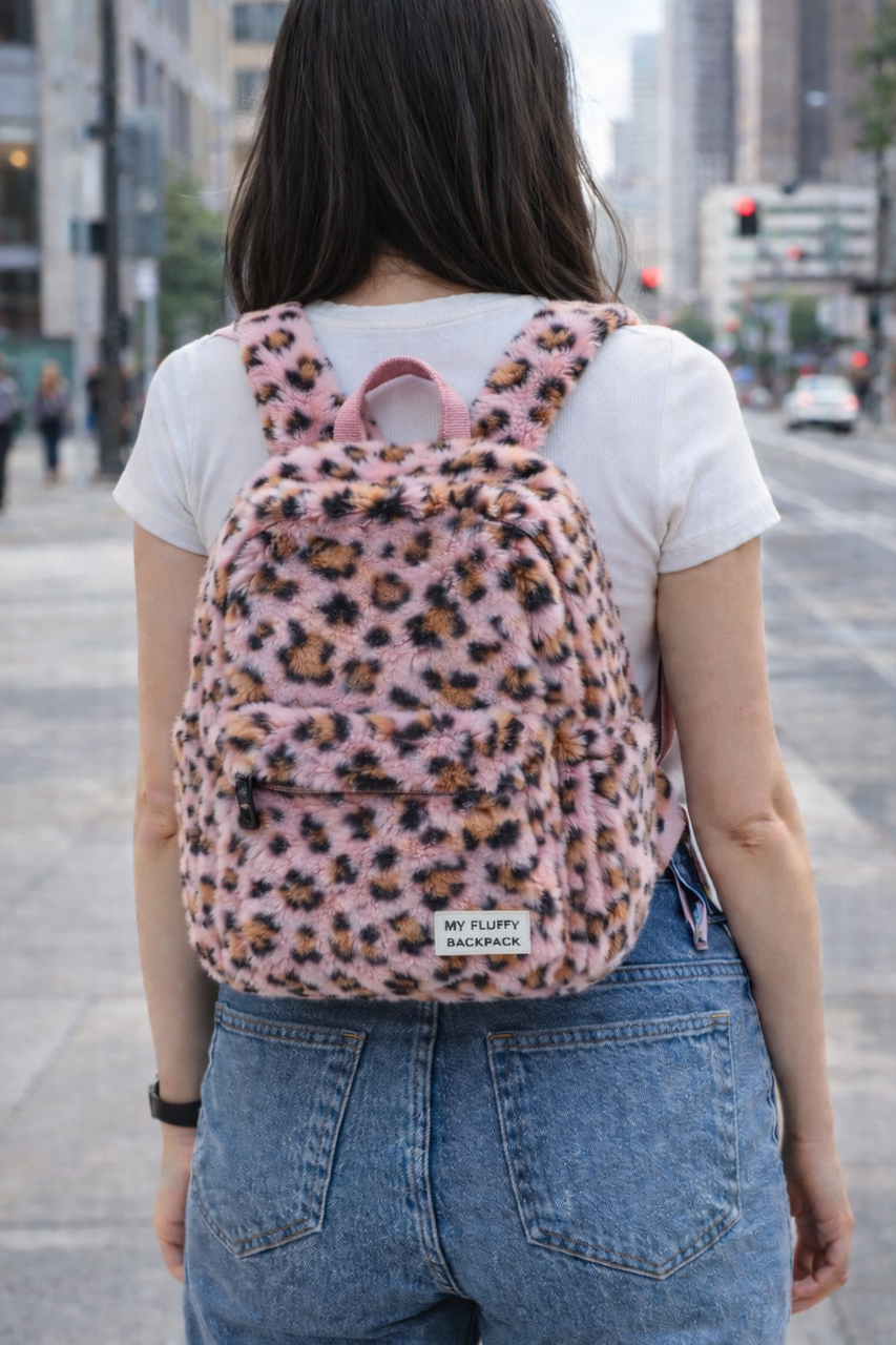 Дитячий плюшевий рюкзак Тедді, MyTeddy Backpack персиковий