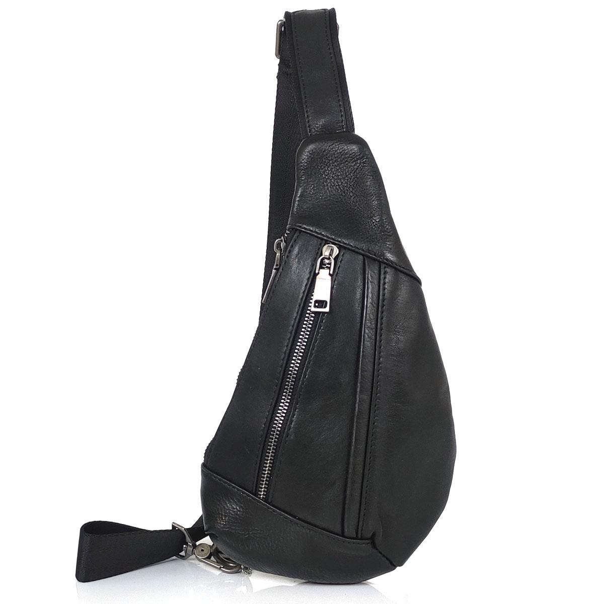 Слінг чорний через плече Tiding Bag S-JMD10-0212A