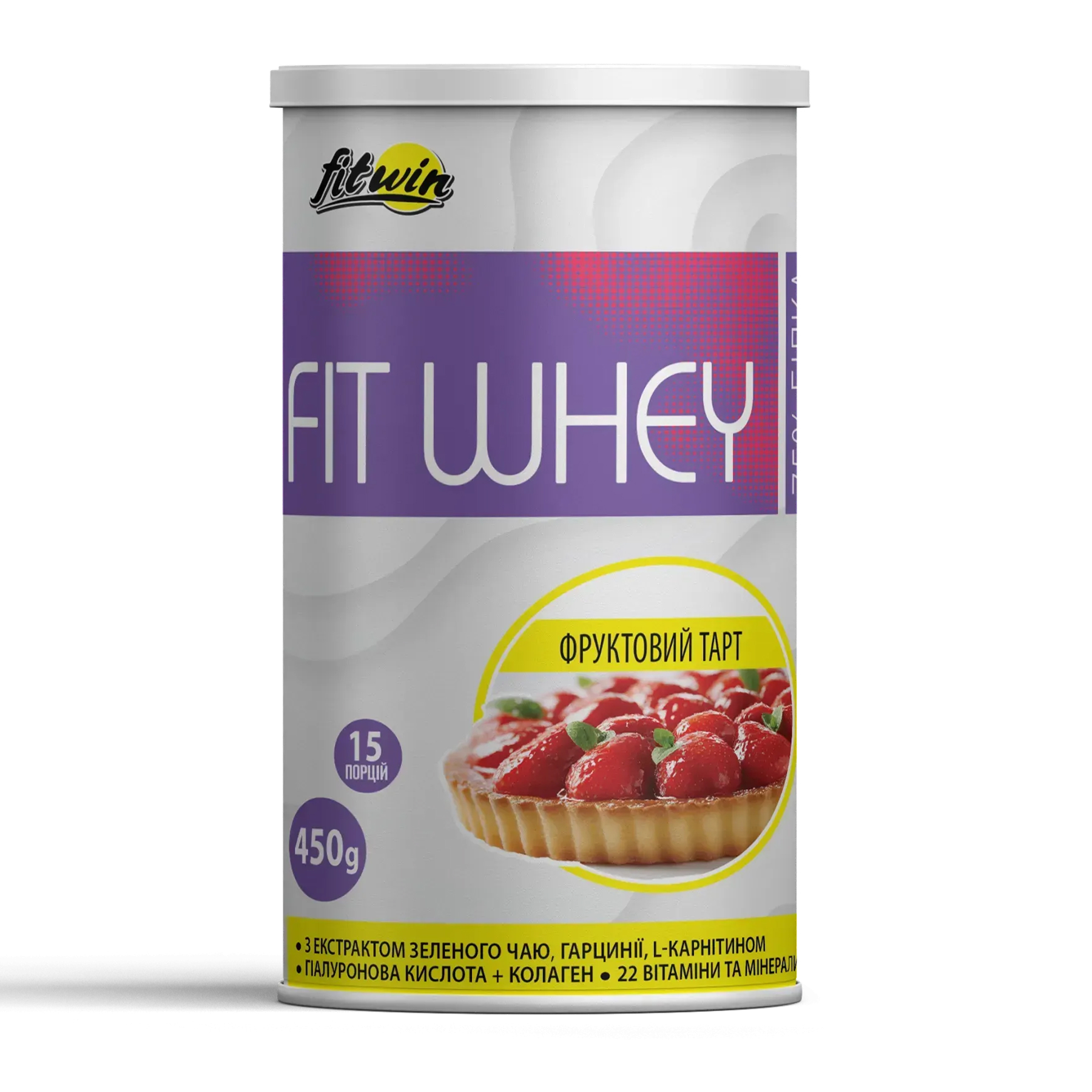 FitWin FitWhey, протеїн Fruit Tart, 450 г