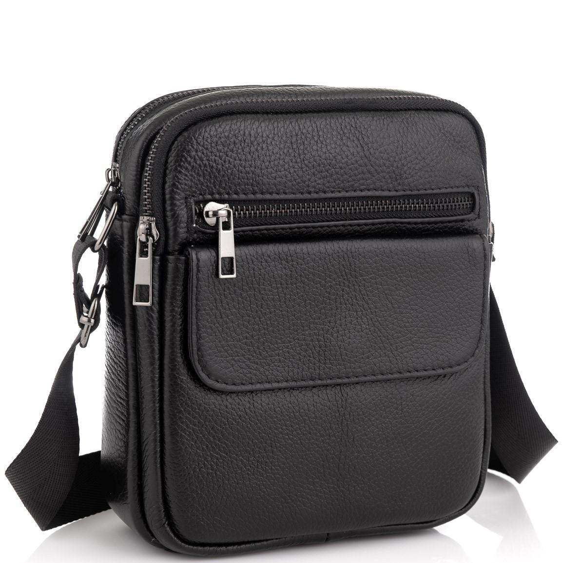 Чоловіча шкіряна сумка через плече маленька Tiding Bag A25-1108A