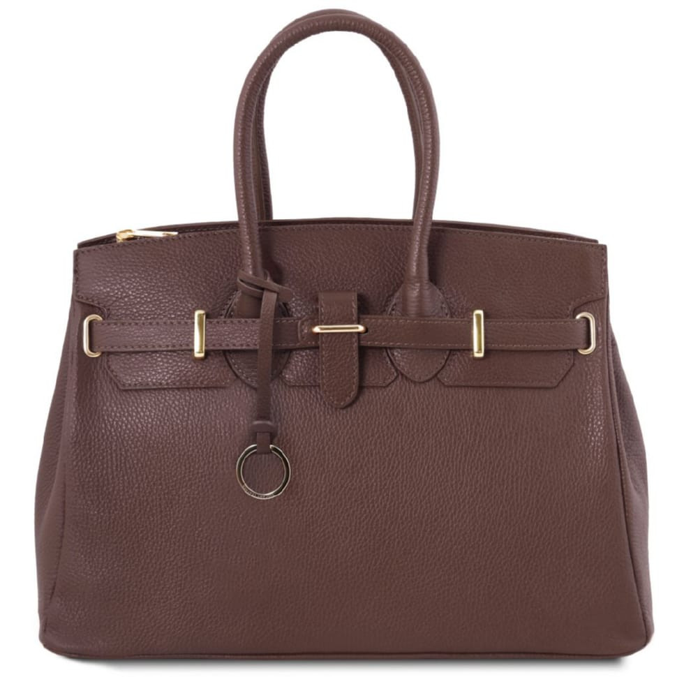 TL Bag шкіряна сумка жіноча Tuscany TL141529 (Coffee)