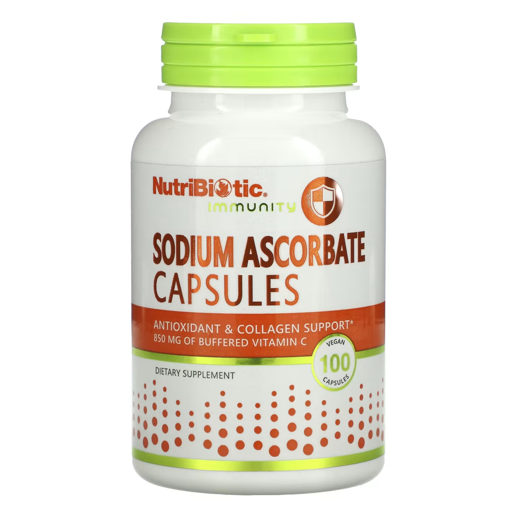 Натрій аскорбат, 100 капсул, Nutribiotic