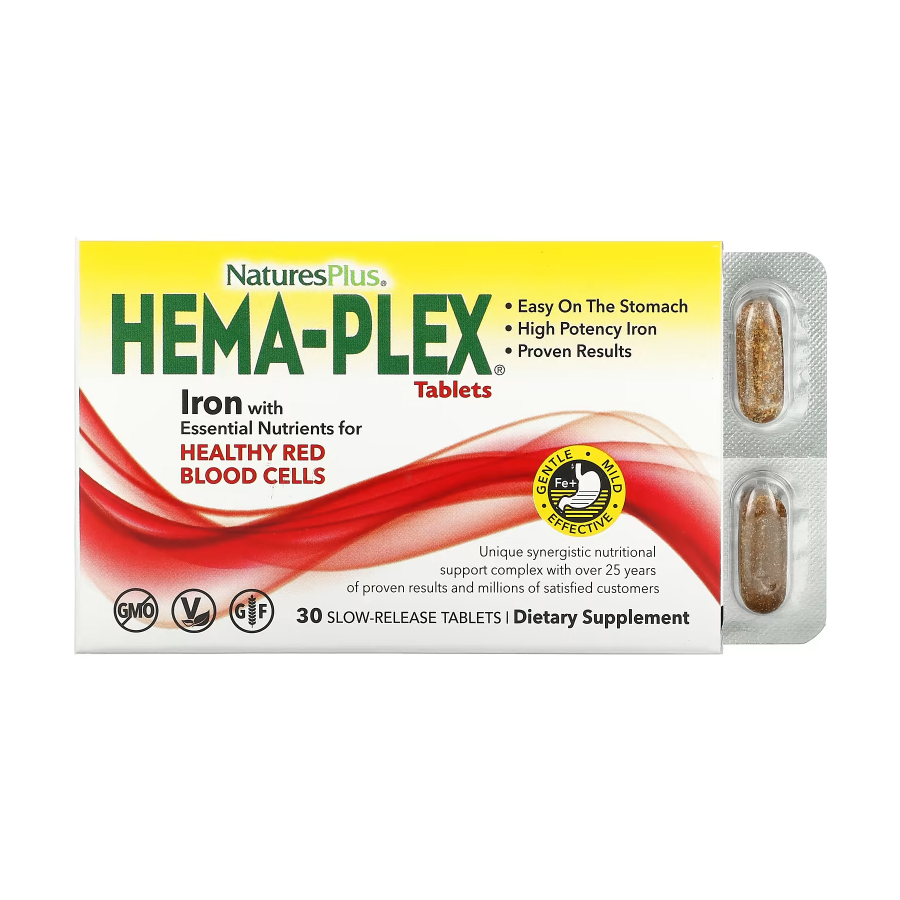 Hema-Plex - 30 tabs (blister) (Пошкоджена упаковка)