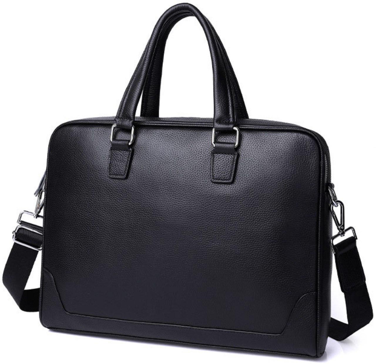 Класична чоловіча ділова сумка з натуральної шкіри Tiding Bag A25-9905A