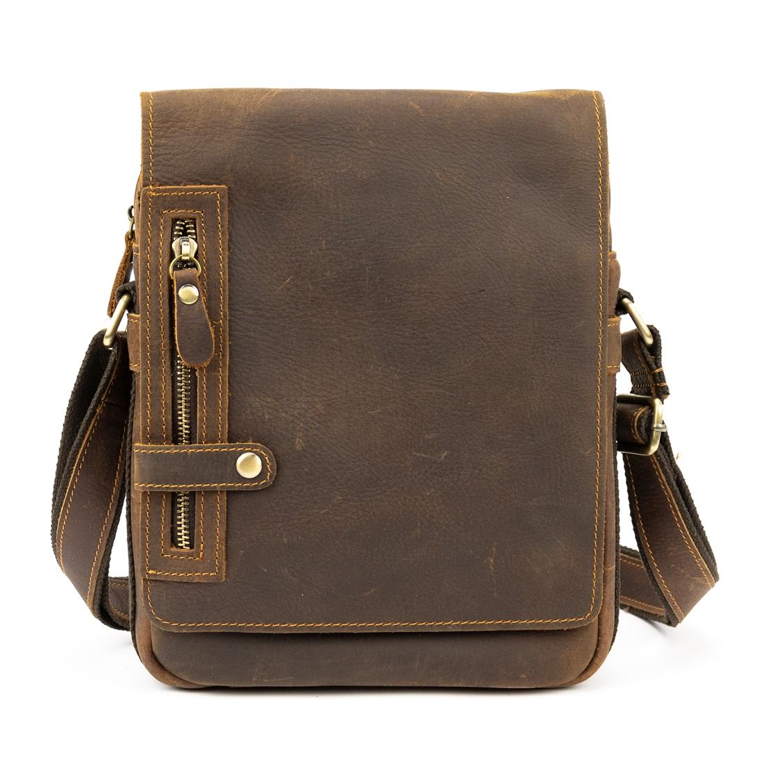 Місткий чоловічий месенджер з клапаном Tiding Bag M39-001DB — фото 1