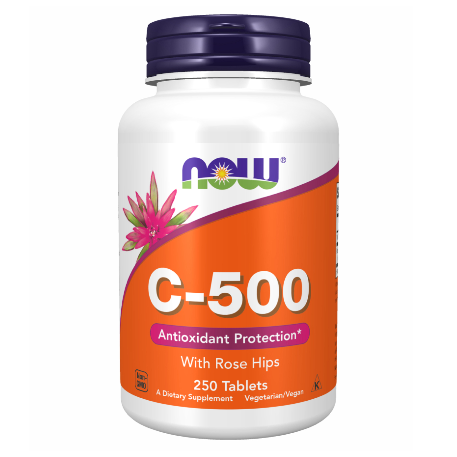 Вітамін C 500 мг з шипшиною, 250 таблеток, Now Foods