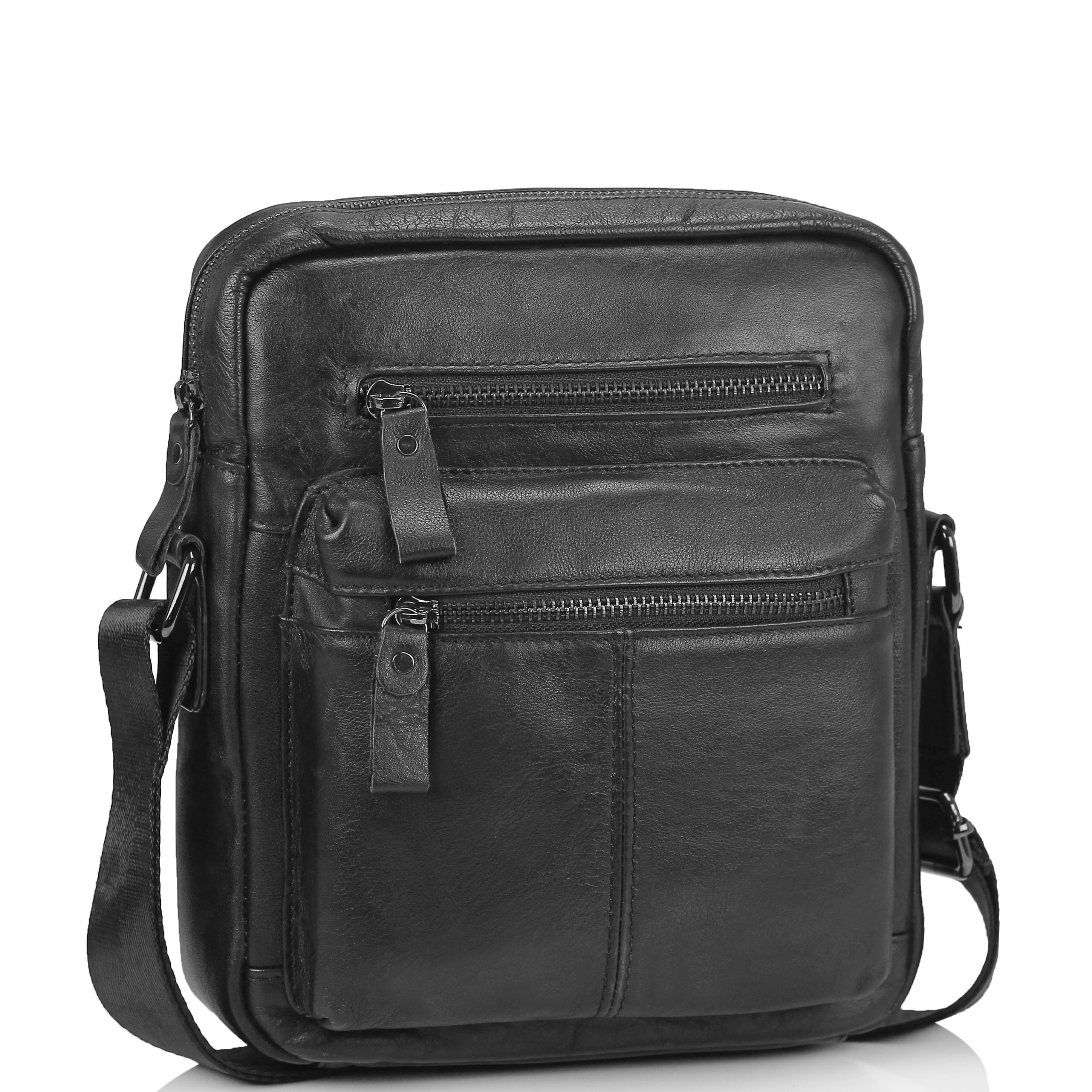 Чорна чоловіча сумка-месенджер Tiding Bag N2-0015A