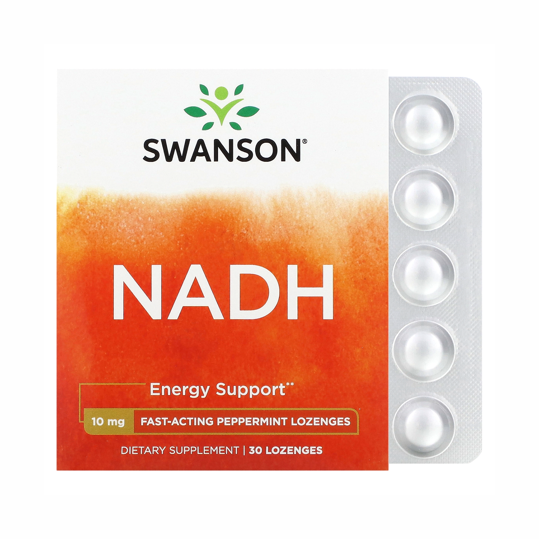 NADH, 10 мг, 30 таблеток