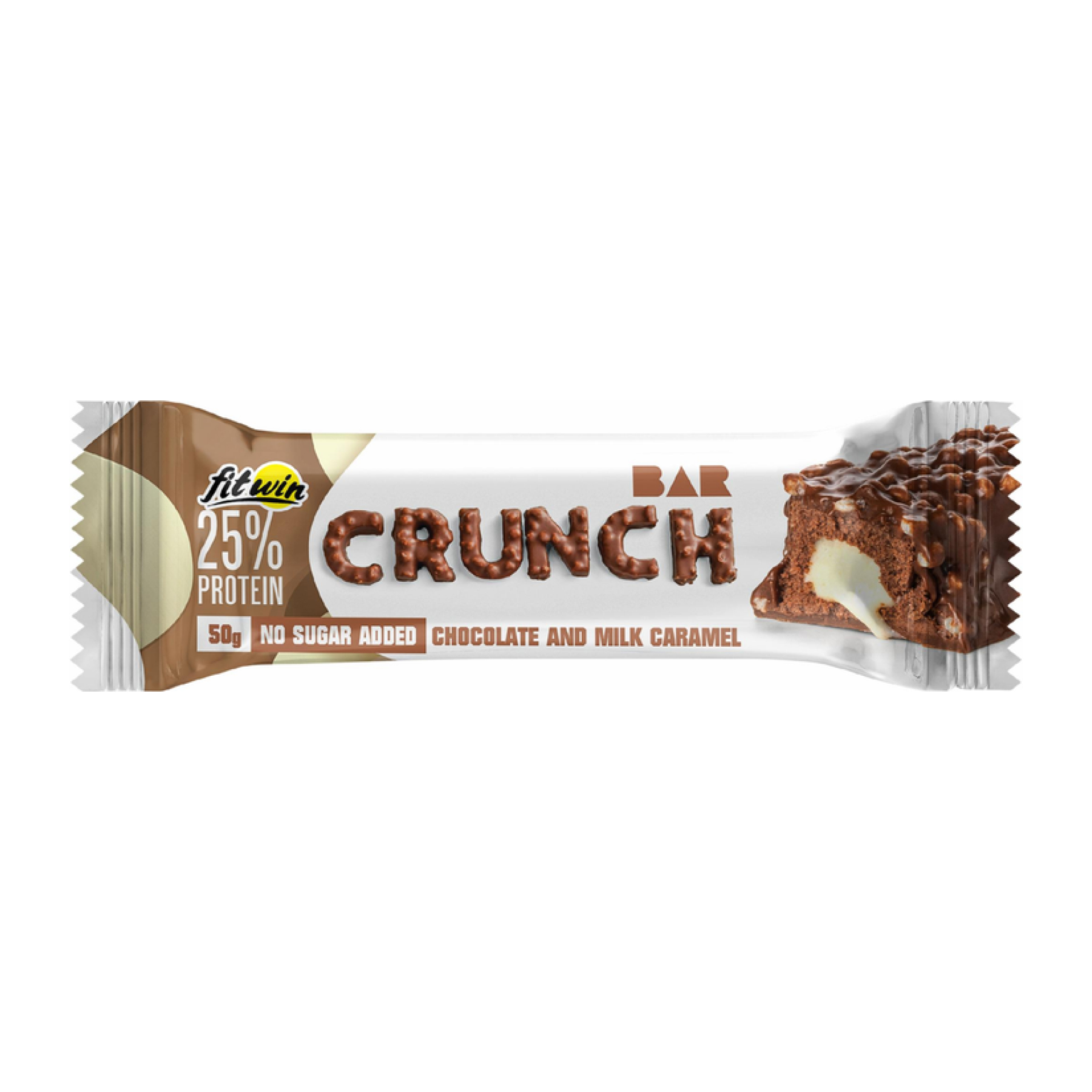 FitWin, батончик Chocolate & Milk Caramel, 12×50 г