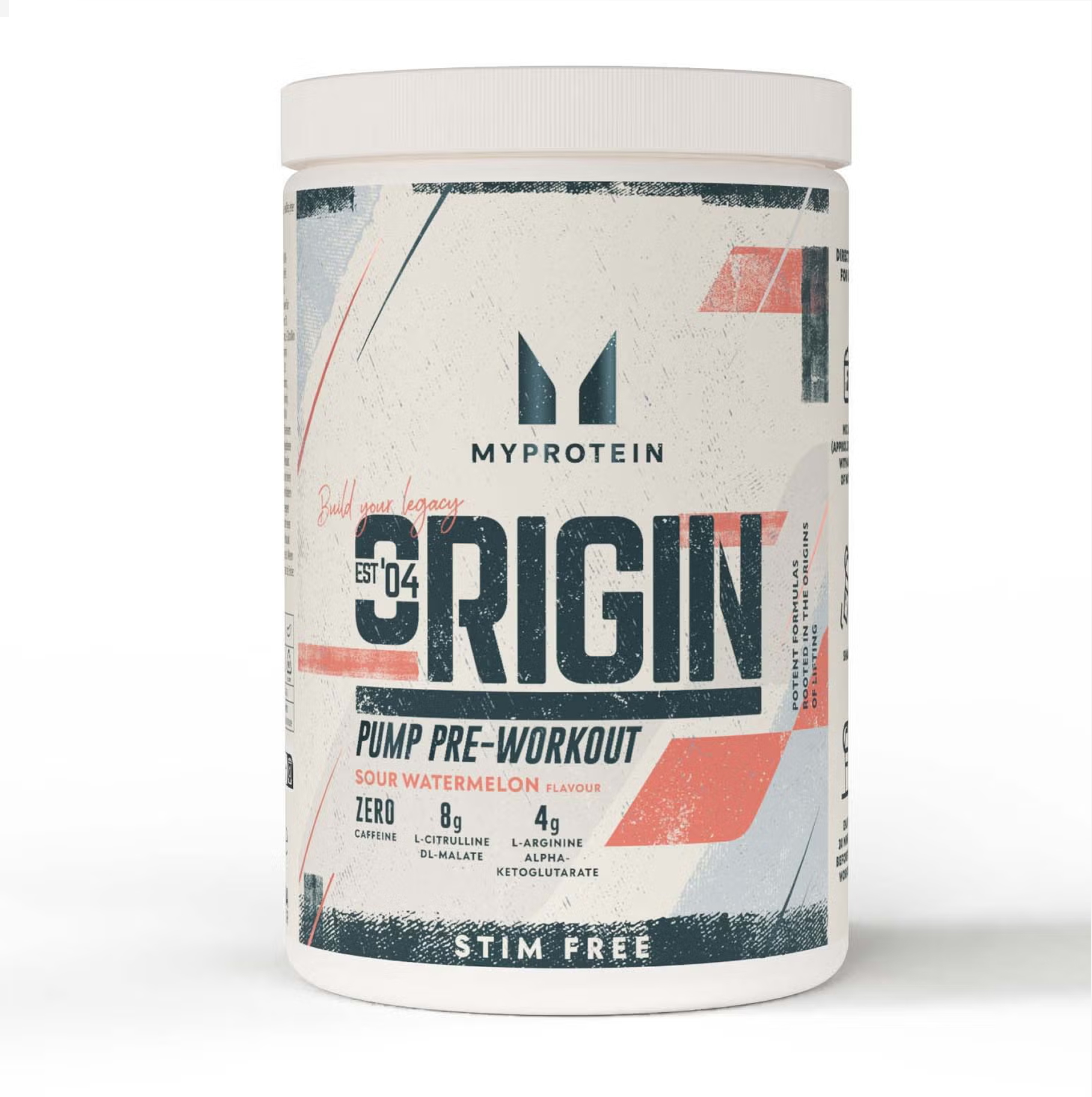 Origin Pre Workout Stim-Free Sour - 30 serv Watermelon