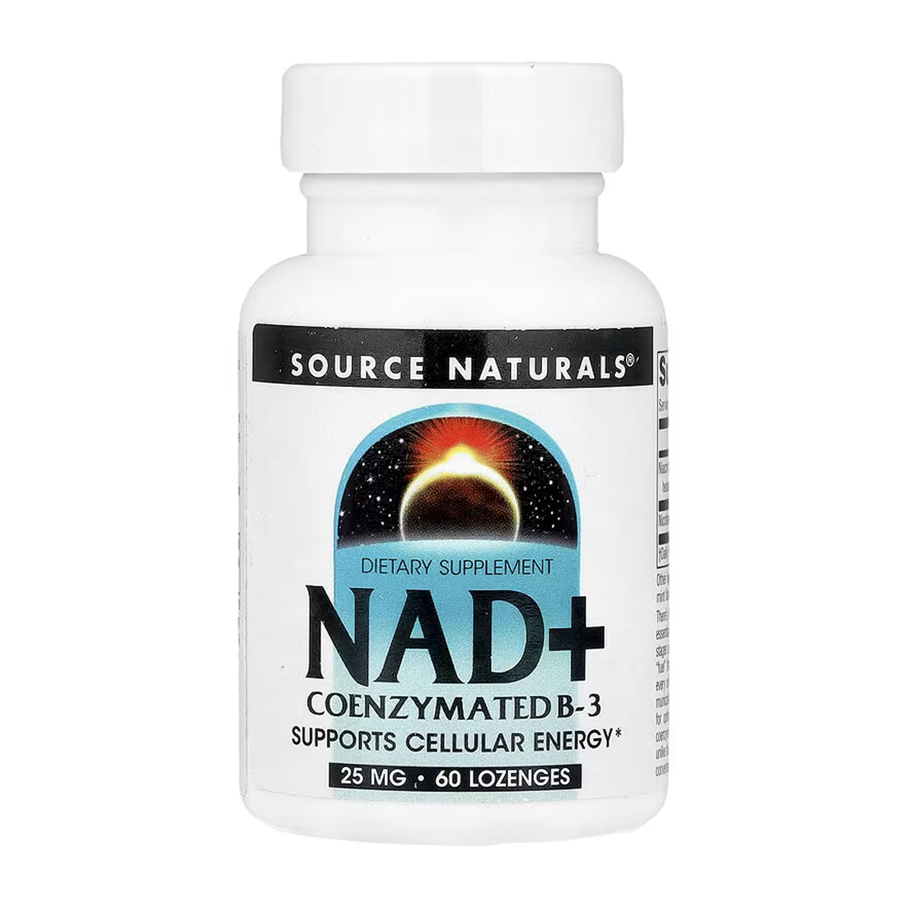 Коензимований B-3, 25 мг, 60 льодяників, Source Naturals