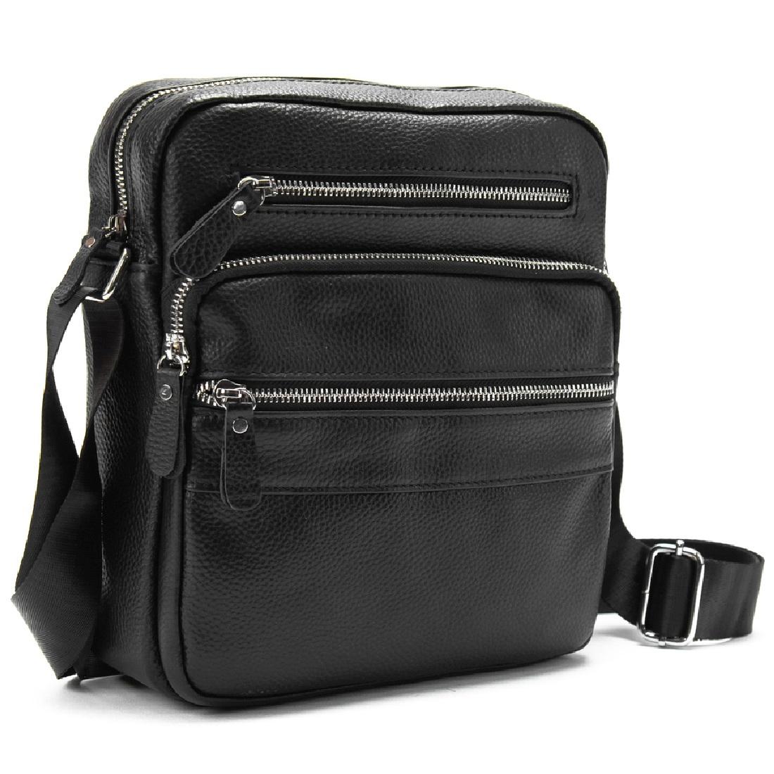 Чоловіча шкіряна сумка через плече Tiding Bag M56-9981A