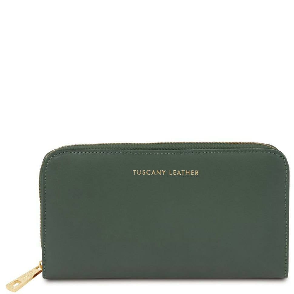 Ексклюзивний шкіряний гаманець для жінок Venere Tuscany TL142085 (Forest Green)