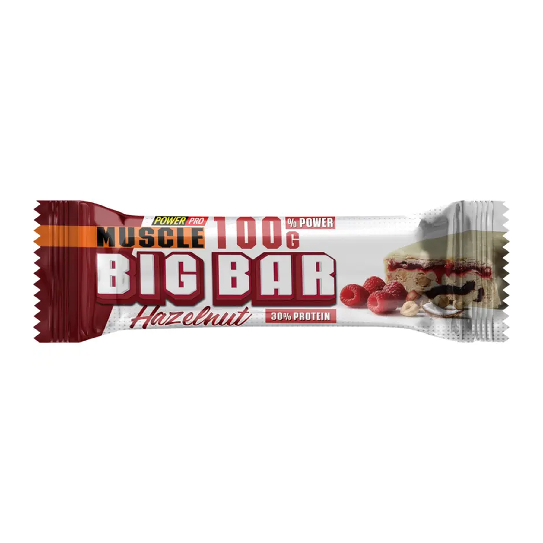 Power Pro Muscle Big Bar 30%, Ліщина, 10×100 г
