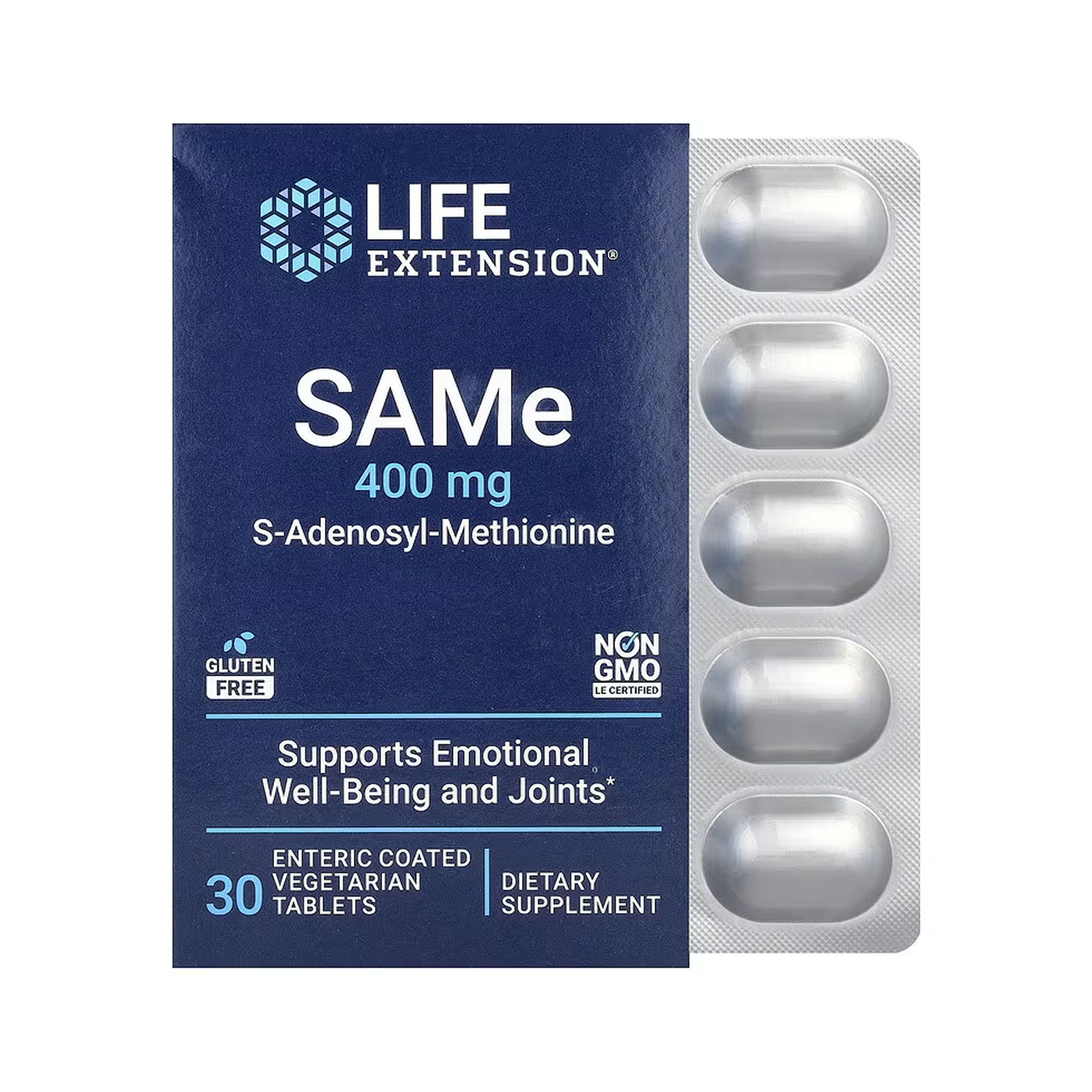 SAMe 400 mg - 30 tabs (Пошкоджена банка)