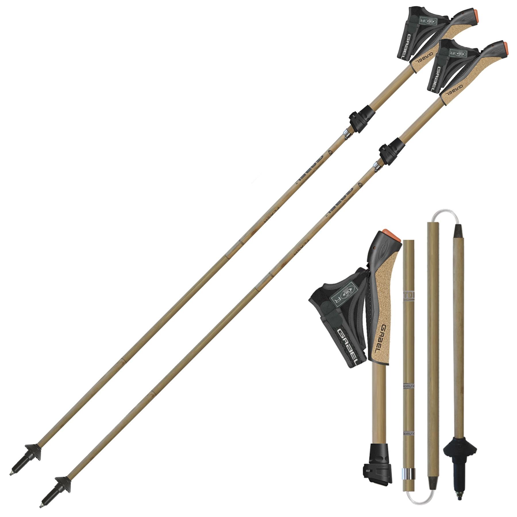 Палиці для скандинавської ходьби Gabel Nordic Bamboo Flash XTS (7009399200000) — фото 1