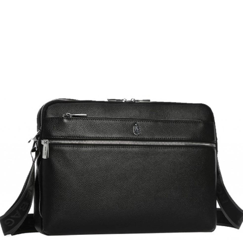 Горизонтальна почтальонка через плече шкіряна Royal Bag RB70051
