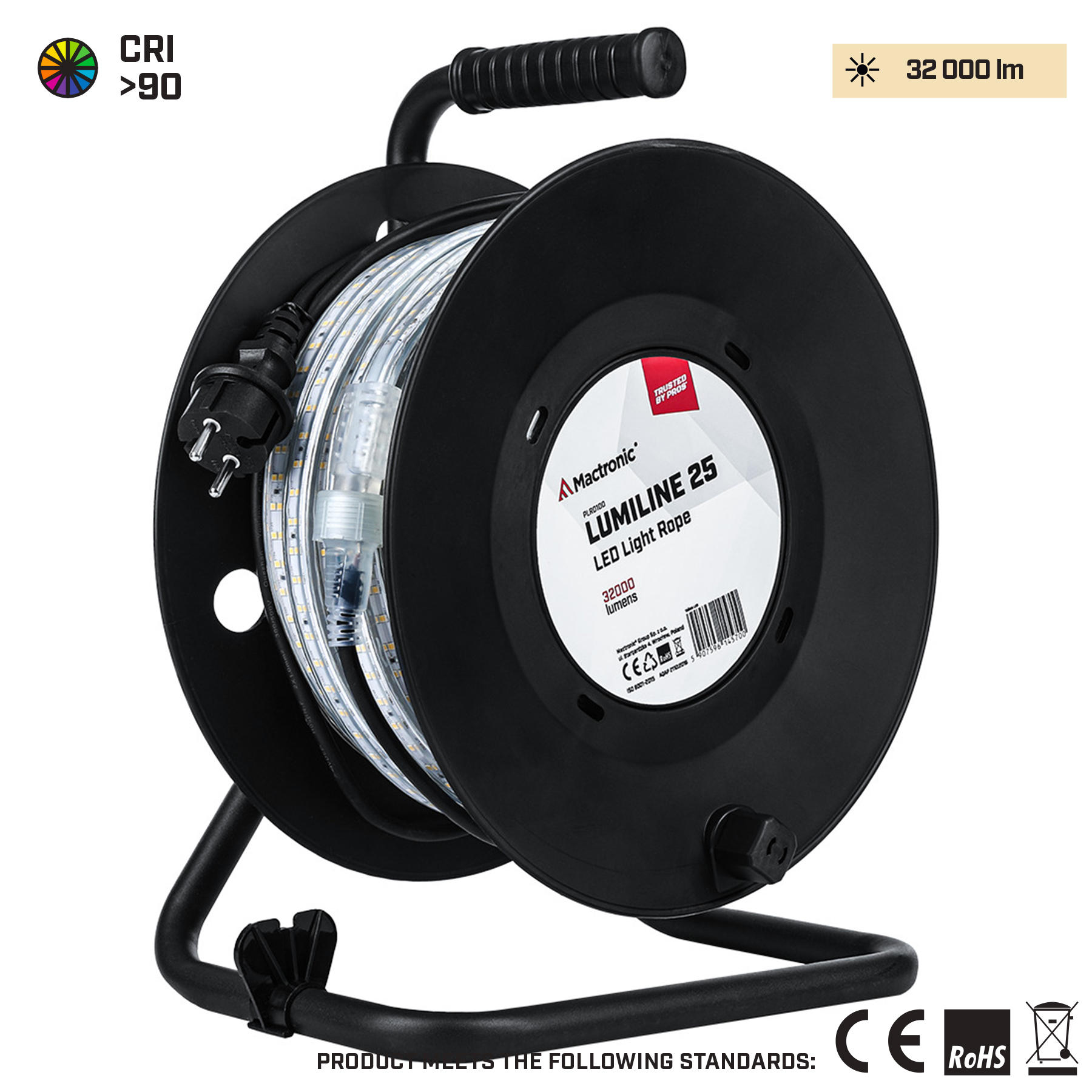 Стрічка діодна професійна Mactronic Lumiline 25 (32 000 Lm) 90 CRI (PLR0100) — фото 1