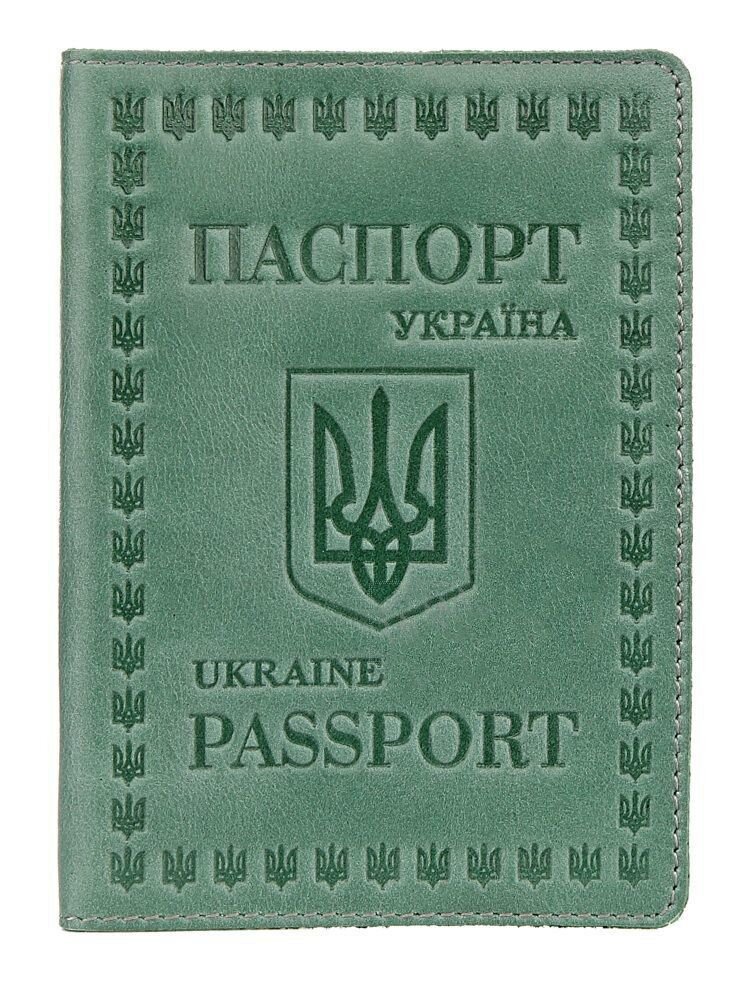 Добротна обкладинка для паспорта з натуральної шкіри SHVIGEL 16134