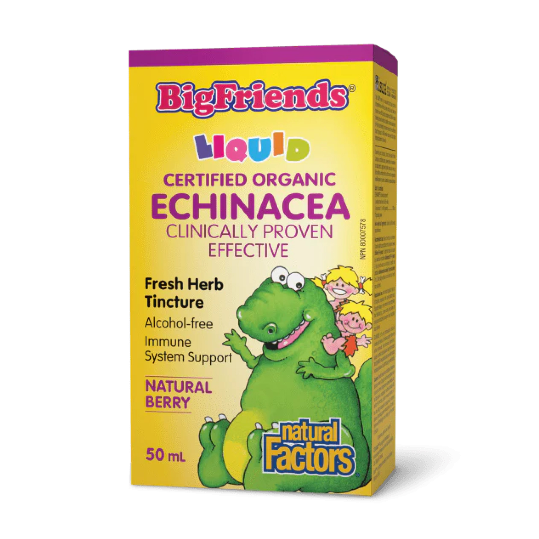 BigFriends Ехінацея для дітей, настоянка, 50 мл, Natural Factors