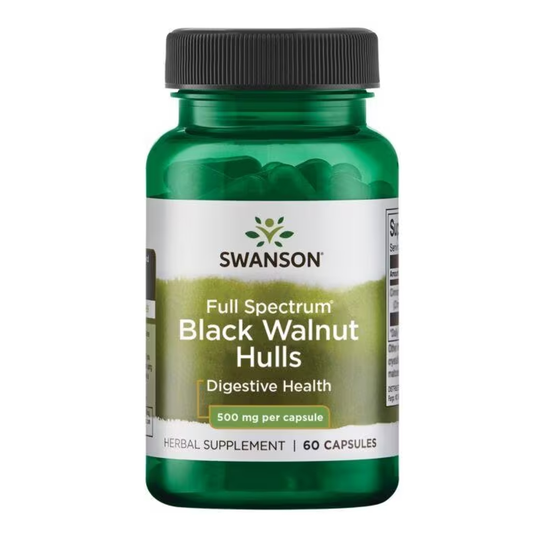 Black Walnut Hulls 500mg - 60caps