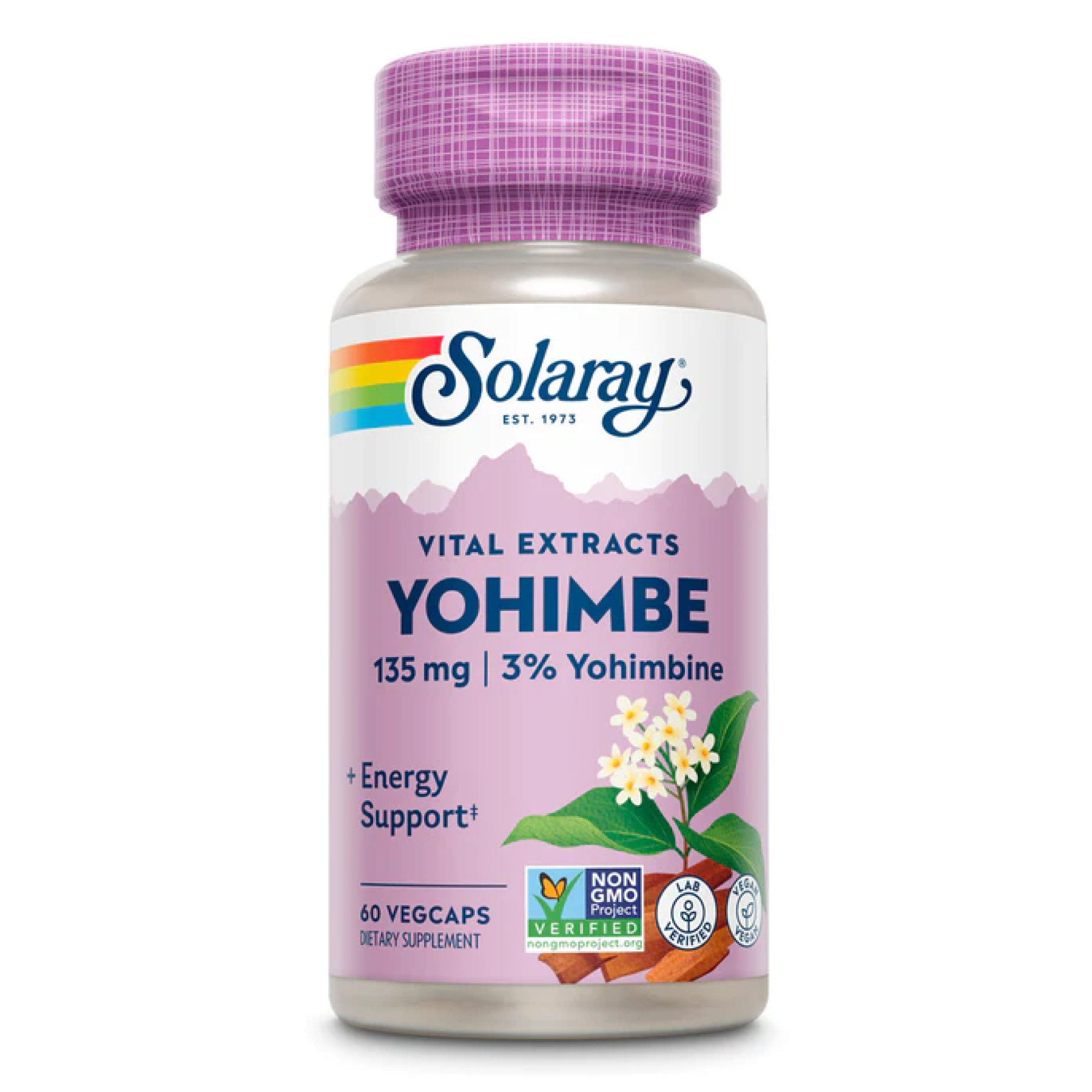 Екстракт кори йохімбе, 60 капсул, Solaray
