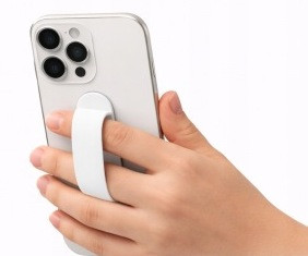 Тримач для пальця смартфона LAB31 Finger Grip з функцією підставки білий
