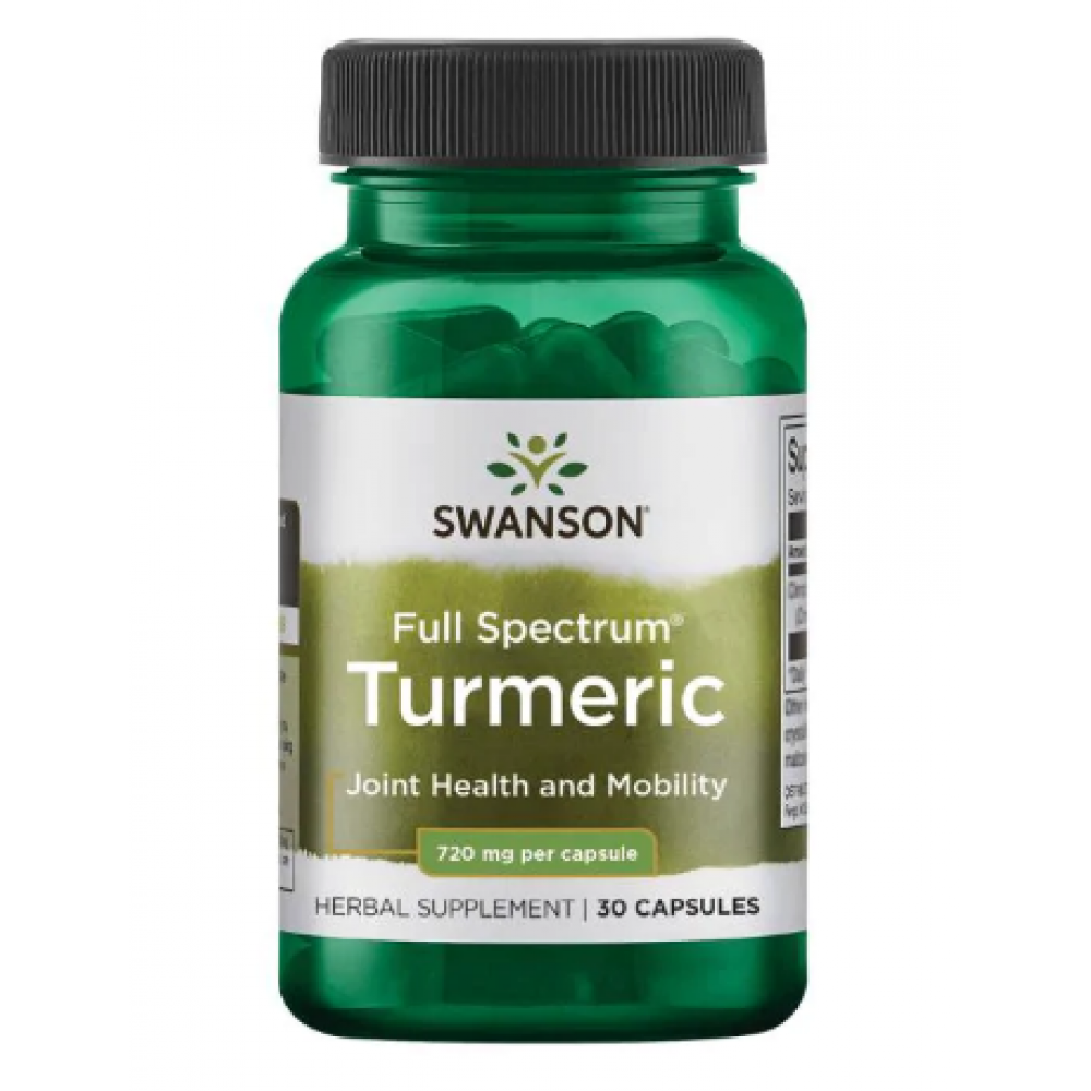 Turmeric 720mg - 30cap (Пошкоджена банка)